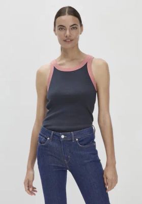 Rib Jersey Top Slim made of soft organic cotton