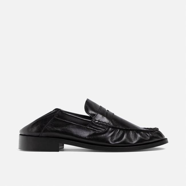 CB Black Foldable Ruched Loafer - Men's