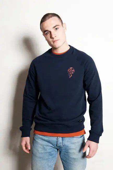 Duurzame sweater Wale | navy blue - common | era