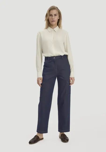 Cargo Barrel Leg Jeans made from pure organic denim