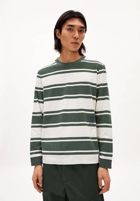 JOSCHKAA STRIPES| boreal green - off white