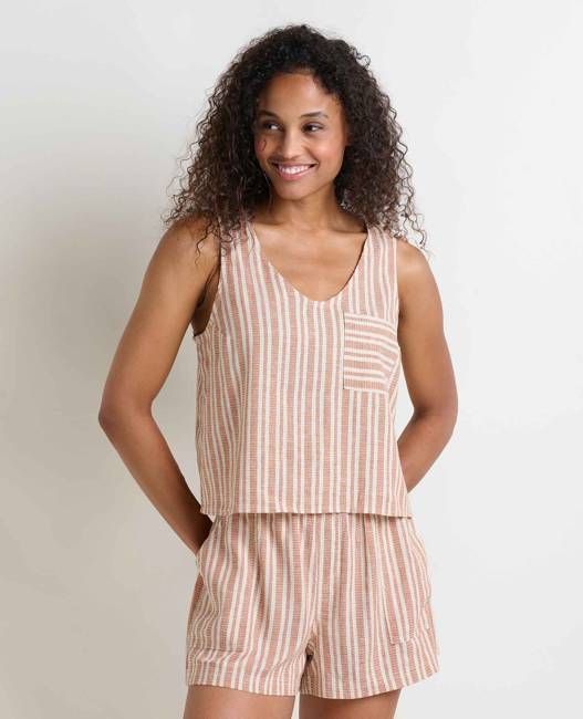 Taj Hemp Button Back Tank II