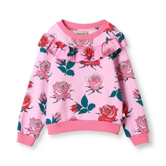 Quincy sweatshirt with roses