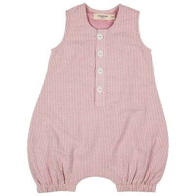 All-In-One-Gerät für Babys (Seersucker Fine Stripe), Rosa