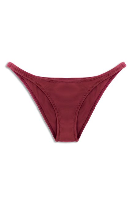 Skinny Brief in Garnet