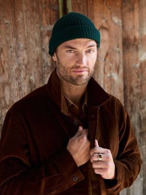 Beanie Merino Wool Moss