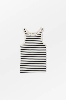 Loui tank top - Dark navy/White stripe