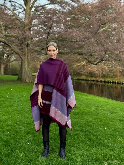 NEW! Eastern Light Wool Ruana Aranya