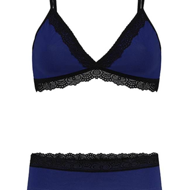 Set: Bio BH+ Pants, Spitze blau - kaufen