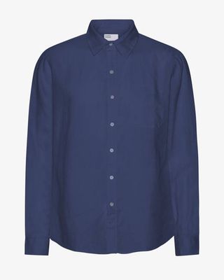 Linen Shirt - Petrol Blue