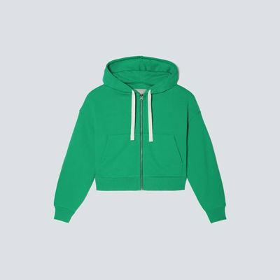 The Track Organic Cotton Hoodie | Bright Jade