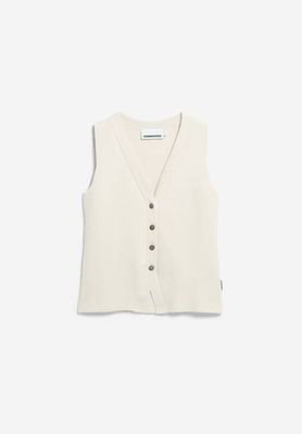 STRICKWESTE MIT KNOPFLEISTE