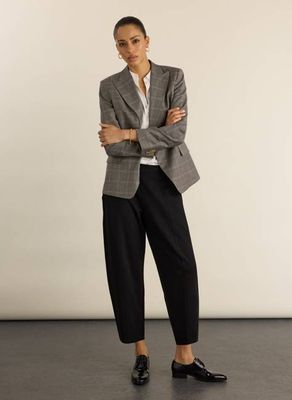 Abbie Ponte Hose mit abgeschnittenem Beinausschnitt