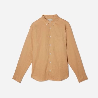 The Classic Shirt in Linen | Iced Coffee