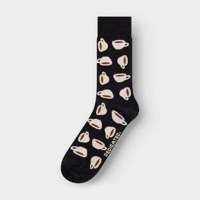 DEDICATED - Socks Sigtuna Coffee Cups Black