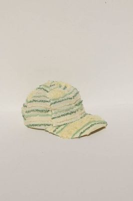 Chenille Hat - Lemon-Lime