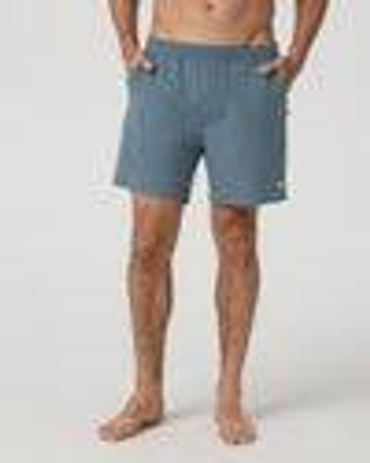 Maverick Volley Short Lined | Men's Blue Sea Hybrid Shorts | Vuori