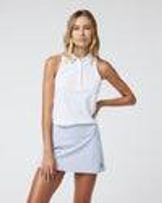 Pique Polo Tank | Women's White Tank Top | Vuori