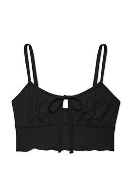 Selena Crop Top in Noir
