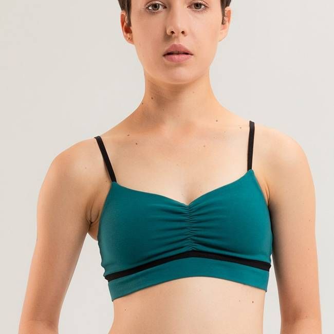 Bio Bustier Yoga smaragd - kaufen