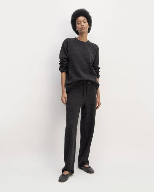 The Cozy-Stretch Straight-Leg Sweatpant | Charcoal