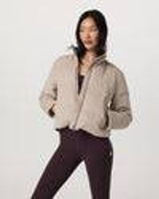 Carmel Corduroy Puffer | Women's Dark Salt Zip-Up Jacket | Vuori