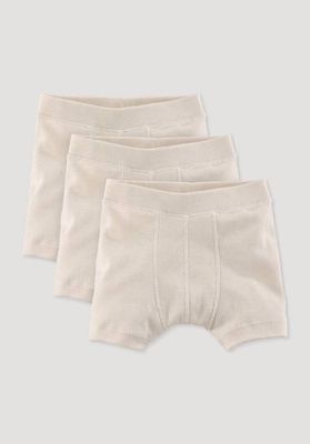 Boys' pants slim pack of 3 made from pure organic cotton