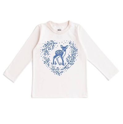 Long Sleeve GRAPHIC Tee - Fawn Natural