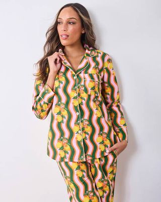 Lemon Twist - Petite Long PJ Set - Limoncello