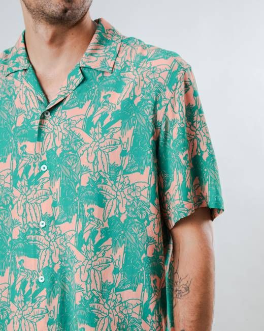 Helios Aloha Shirt Pink