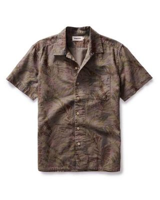 The Hawthorne Shirt in Fatigue Olive Desert Palm