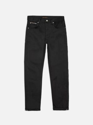 Solid Ollie Dry Selvage in Schwarz | Nudie Jeans