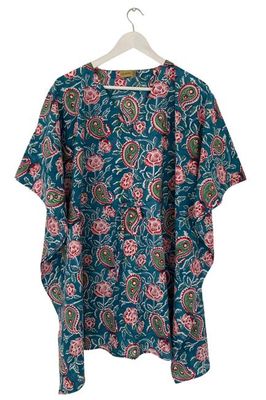 NEU! Blockprint Kaftan Short Nr.103