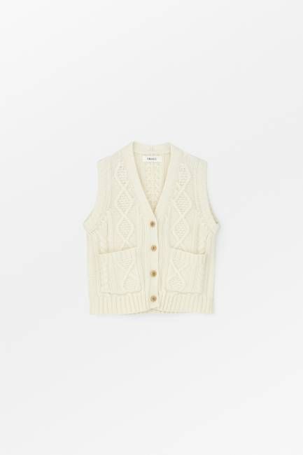 White sun vest - Ecru