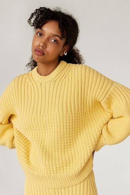 Delčia: Lemon Cotton Sweater