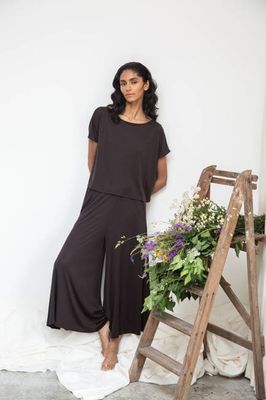 Pixie-Lou Lyocell Top in Charcoal