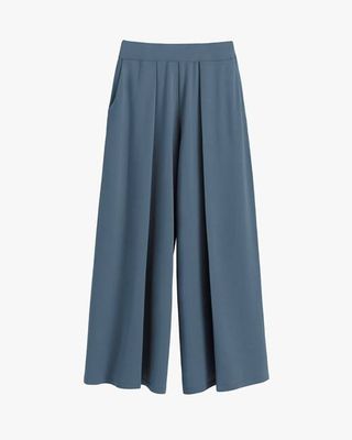 French Terry Pleated Pant