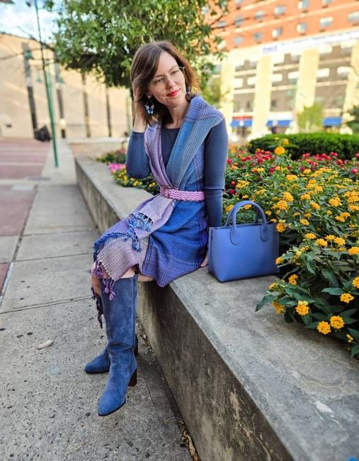 NEW! PLAID Wool Cape Serenity