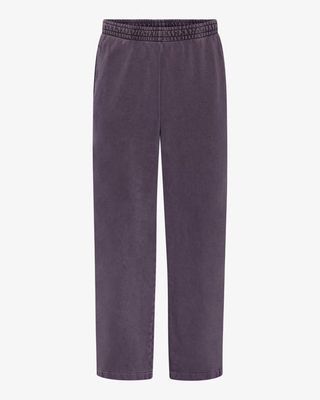 Organic Straight Leg Sweatpants - Faded Grape
