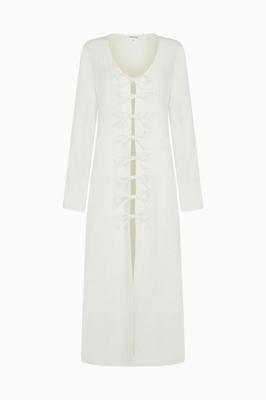 Der Michi Maxi Kaftan in Cremeweiß