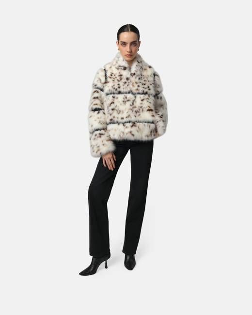 Sai Snow Leopard Coat