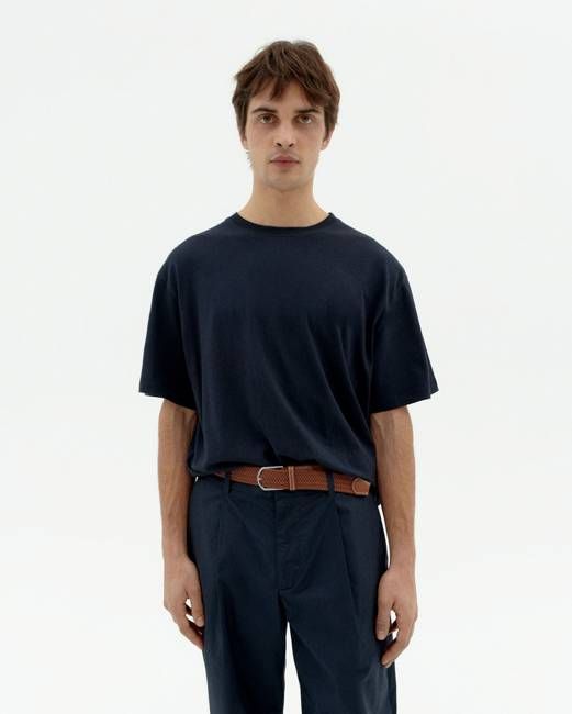Navy basic Aaron t-shirt