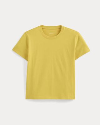 The Box-Cut Tee in Essential Cotton | Passion Fruit | No Pocket