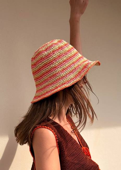 Sunny Days Striped Raffia Hat - Chillax.co