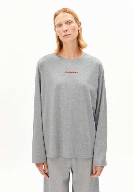 FIETAA SMILE LONGSLEEVE | silver melange