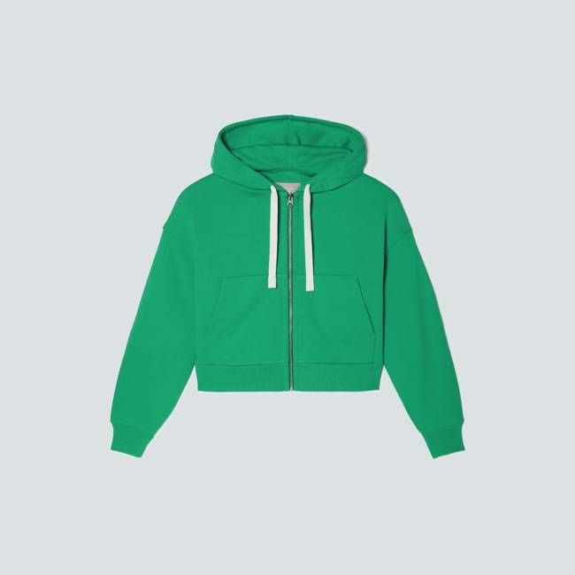 The Track Organic Cotton Hoodie | Bright Jade