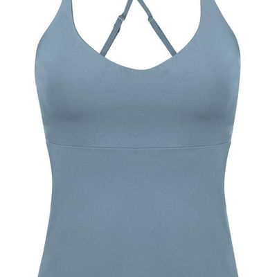 Recycling Tankini Top Nola grau - kaufen