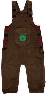 Corduroy baby overalls