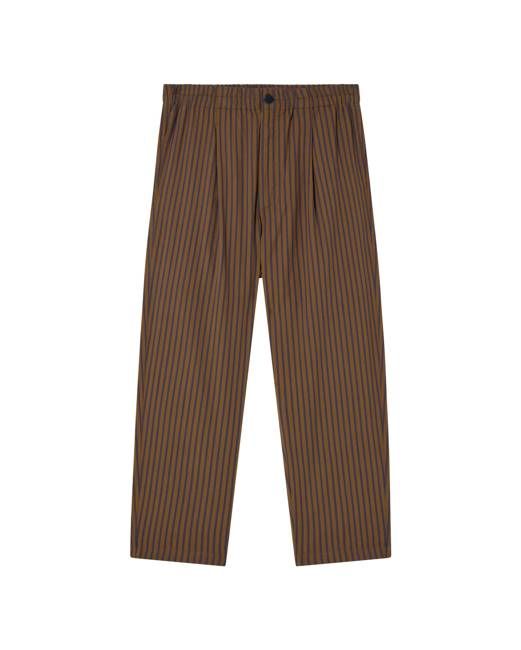 Loose striped brown Luc pants