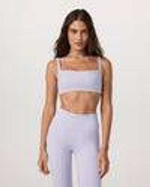 Inversion Rib Bra | Women's Lavender Ice Sports Bra | Vuori